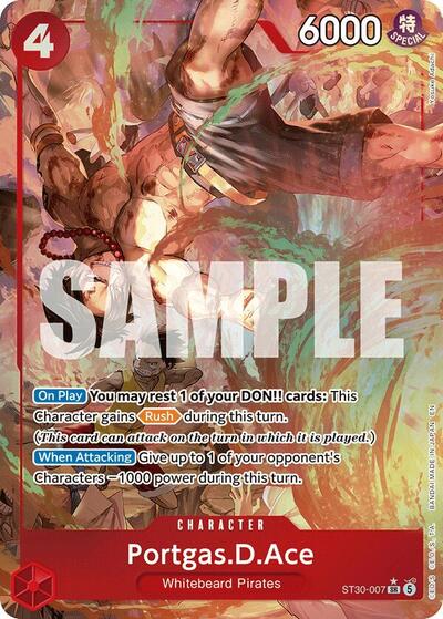 Portgas.D.Ace (007) (Parallel) - Starter Deck EX: Luffy & Ace One Piece spoiler