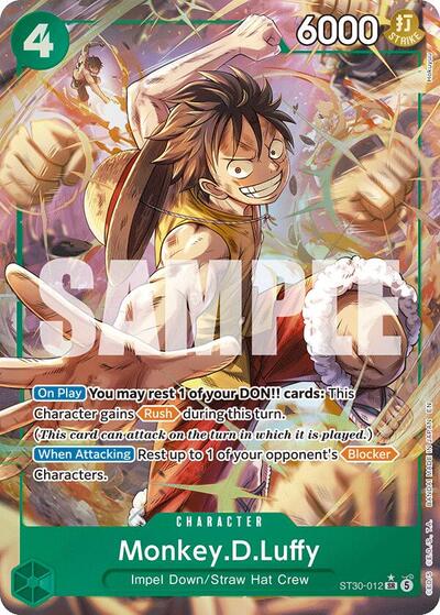 Monkey.D.Luffy (Parallel) - Starter Deck EX: Luffy & Ace One Piece spoiler