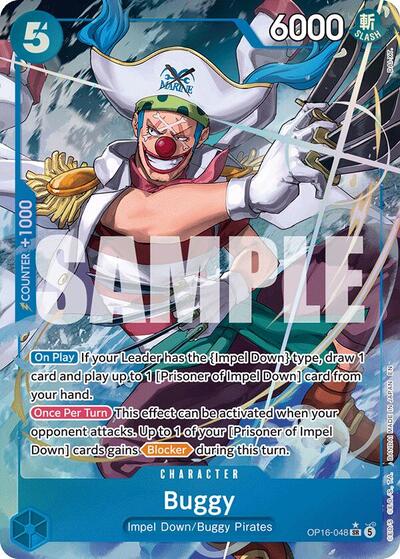 Buggy (Alternate Art) - The Time of Battle One Piece spoiler