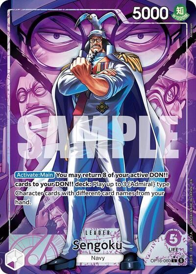 Sengoku (Alternate Art) - The Time of Battle One Piece spoiler