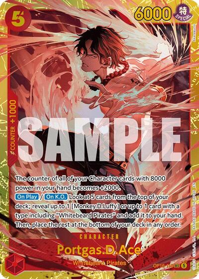 Portgas.D.Ace (118) - The Time of Battle One Piece spoiler