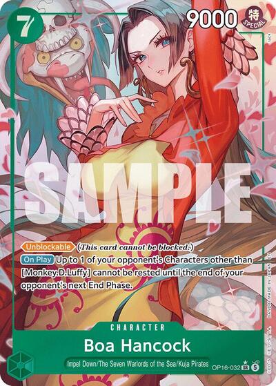 Boa Hancock (Alternate Art) - The Time of Battle One Piece spoiler
