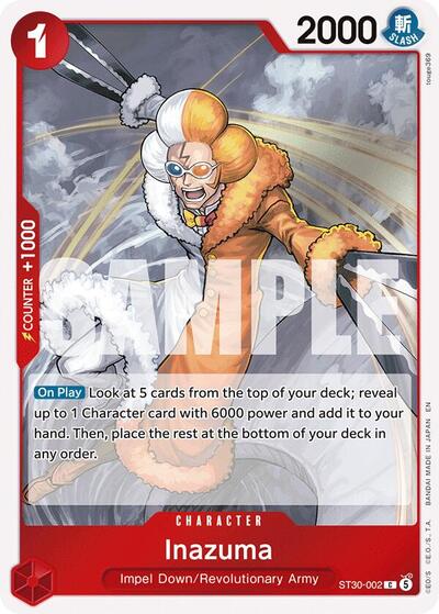 Inazuma - Starter Deck EX: Luffy & Ace One Piece spoiler