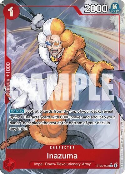 Inazuma (Full Art) - Starter Deck EX: Luffy & Ace One Piece spoiler