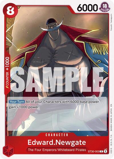 Edward.Newgate - Starter Deck EX: Luffy & Ace One Piece spoiler