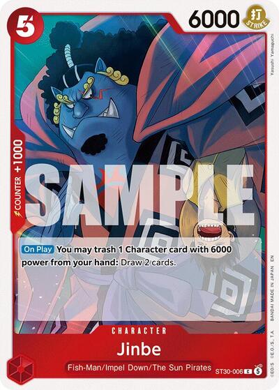 Jinbe - Starter Deck EX: Luffy & Ace One Piece spoiler