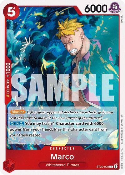 Marco - Starter Deck EX: Luffy & Ace One Piece spoiler