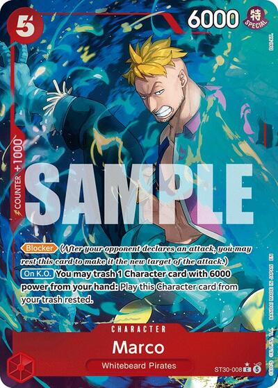 Marco (Full Art) - Starter Deck EX: Luffy & Ace One Piece spoiler