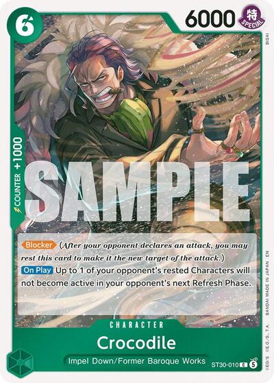 Crocodile - Starter Deck EX: Luffy & Ace One Piece spoiler