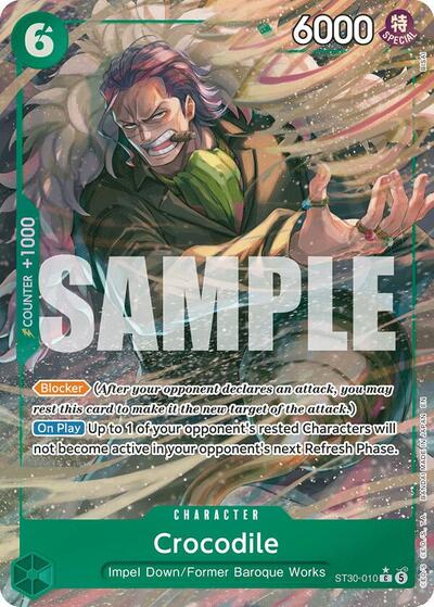 Crocodile (Full Art) - Starter Deck EX: Luffy & Ace One Piece spoiler