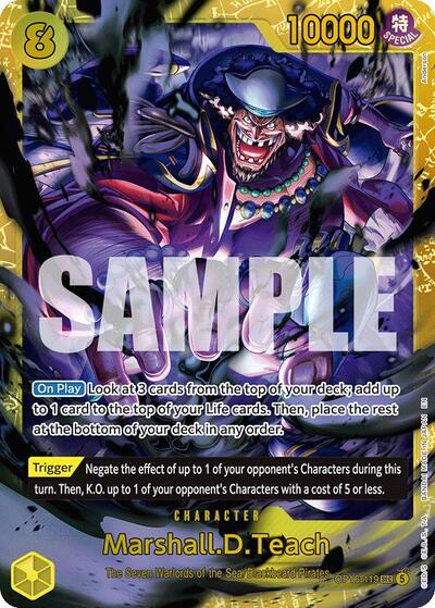 Marshall.D.Teach (119) - The Time of Battle One Piece spoiler