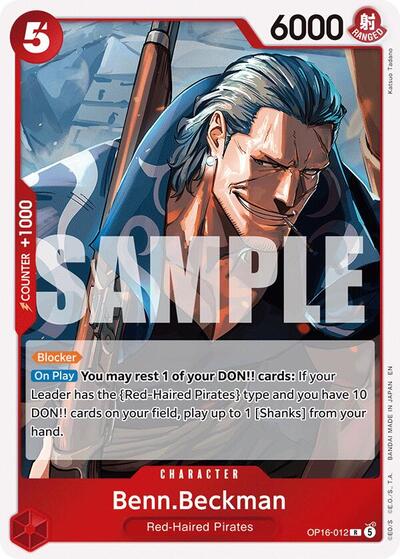Benn.Beckman - The Time of Battle One Piece spoiler