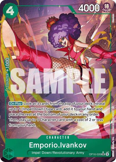 Emporio.Ivankov (026) (Alternate Art) - The Time of Battle One Piece spoiler