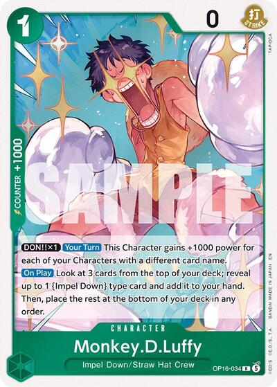 Monkey.D.Luffy (034) - The Time of Battle One Piece spoiler
