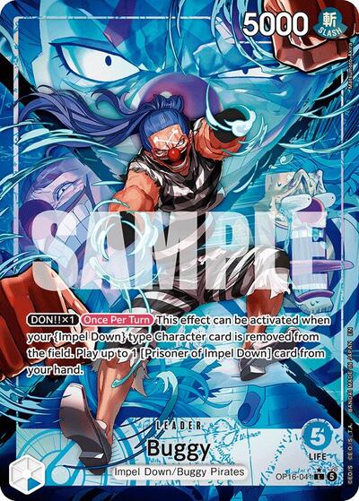 Buggy (041) (Alternate Art) - The Time of Battle One Piece spoiler