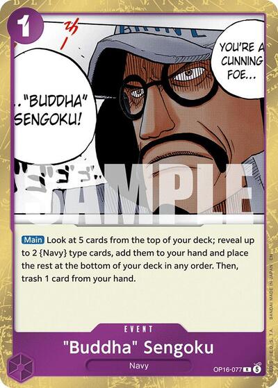 "Buddha" Sengoku - The Time of Battle One Piece spoiler