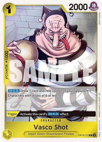 Vasco Shot - The Time of Battle One Piece spoiler