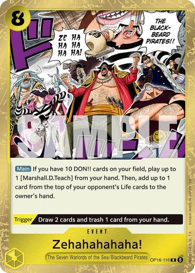 Zehahahahaha! - The Time of Battle One Piece spoiler