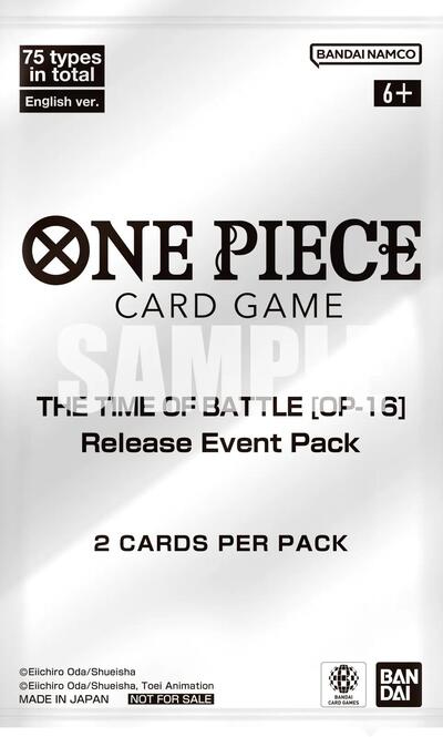 The Time of Battle - Release Event Pack - The Time of Battle Release Event Cards One Piece spoiler