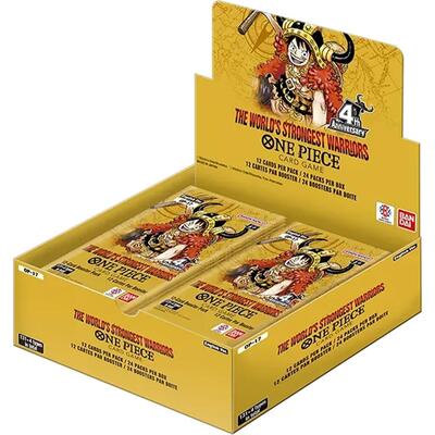 The World's Strongest Warriors Booster Box - The World's Strongest Warriors One Piece spoiler
