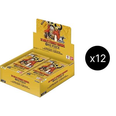 The World's Strongest Warriors Booster Box Case - The World's Strongest Warriors One Piece spoiler