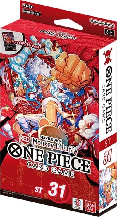 Starter Deck 31: RED Monkey.D.Luffy - Starter Deck 31: RED Monkey.D.Luffy One Piece spoiler