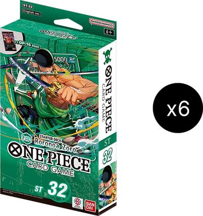 Starter Deck 32: GREEN Roronoa Zoro Display - Starter Deck 32: GREEN Roronoa Zoro One Piece spoiler