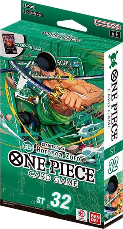 Starter Deck 32: GREEN Roronoa Zoro - Starter Deck 32: GREEN Roronoa Zoro One Piece spoiler