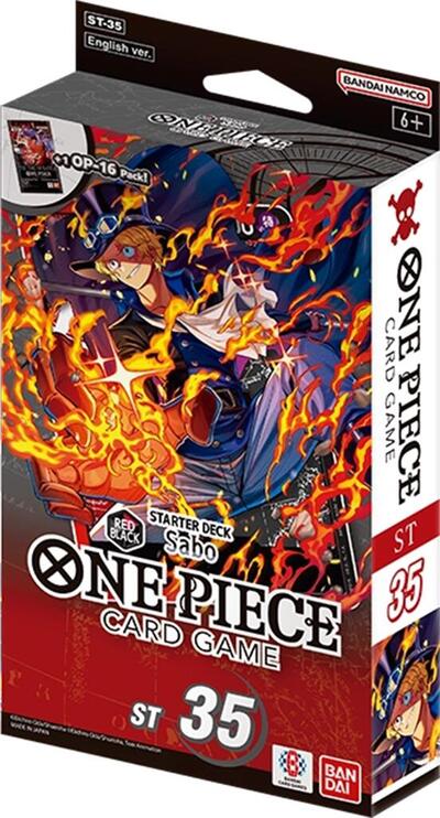 Starter Deck 35: RED/BLACK Sabo - Starter Deck 35: RED/BLACK Sabo One Piece spoiler