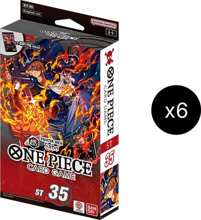 Starter Deck 35: RED/BLACK Sabo Display - Starter Deck 35: RED/BLACK Sabo One Piece spoiler
