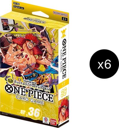Starter Deck 36: YELLOW Eustass”Captain”Kid Display - Starter Deck 36: YELLOW Eustass”Captain”Kid One Piece spoiler