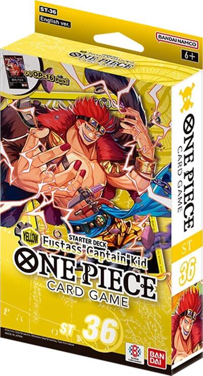 Starter Deck 36: YELLOW Eustass”Captain”Kid - Starter Deck 36: YELLOW Eustass”Captain”Kid One Piece spoiler