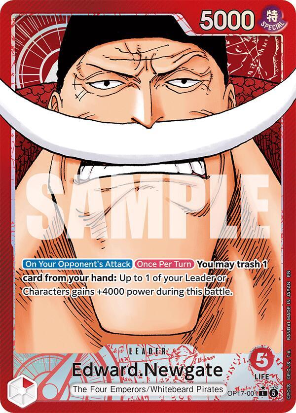 Edward.Newgate (Alternate Art) - The World's Strongest Warriors One Piece spoiler