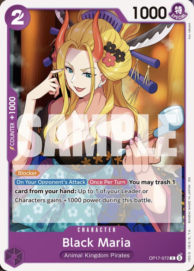 Black Maria - The World's Strongest Warriors One Piece spoiler