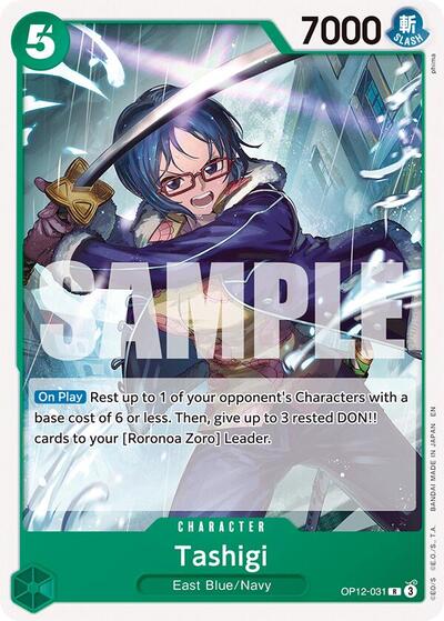 Tashigi - Starter Deck 32: GREEN Roronoa Zoro One Piece spoiler