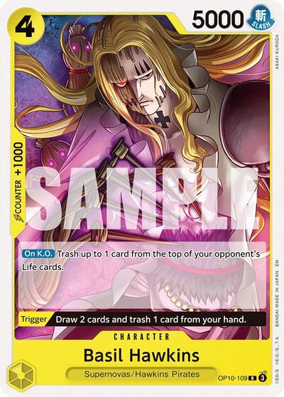 Basil Hawkins - Starter Deck 36: YELLOW Eustass”Captain”Kid One Piece spoiler