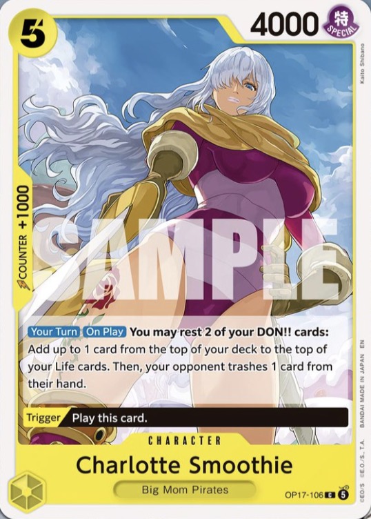 Charlotte Smoothie - The World's Strongest Warriors One Piece spoiler