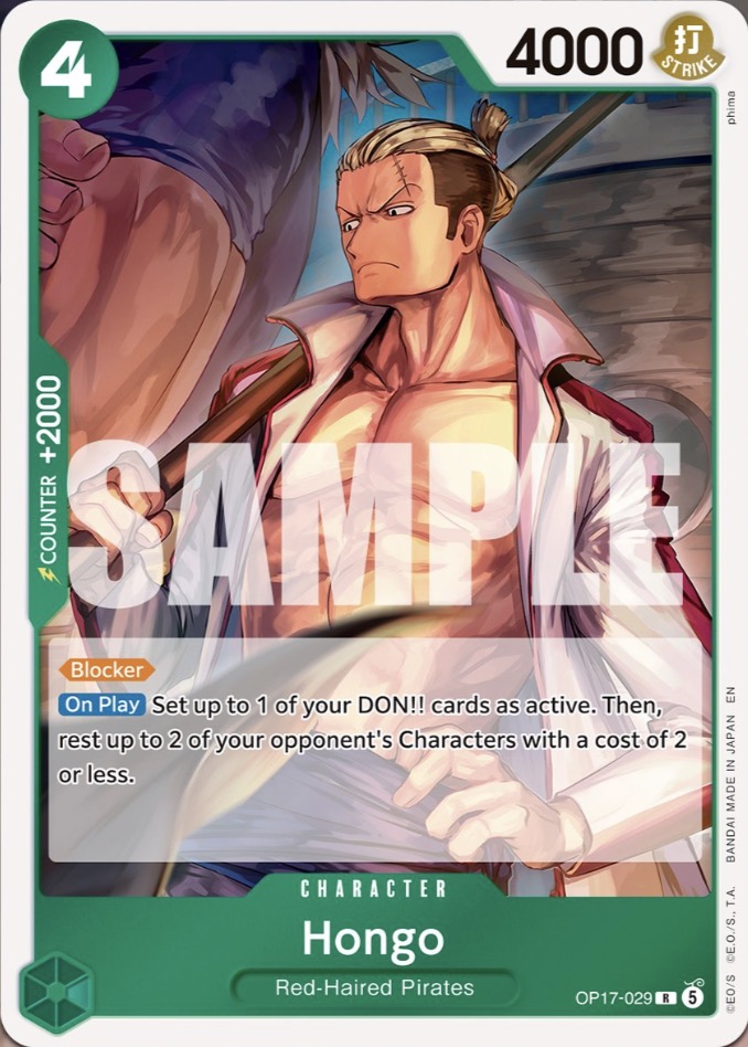 Hongo - The World's Strongest Warriors One Piece spoiler