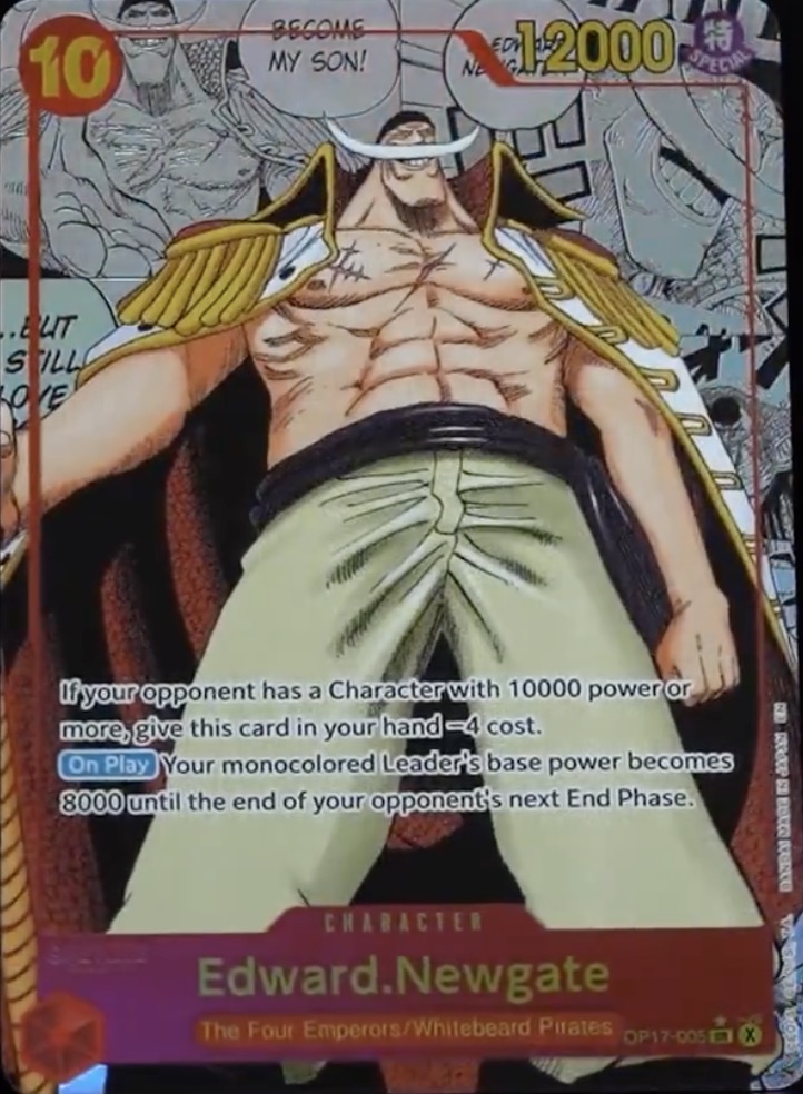 Edward.Newgate (005) (Alternate Art) - The World's Strongest Warriors One Piece spoiler