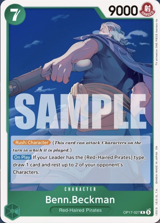 Benn.Beckman - The World's Strongest Warriors One Piece spoiler