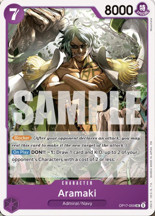Aramaki - The World's Strongest Warriors One Piece spoiler