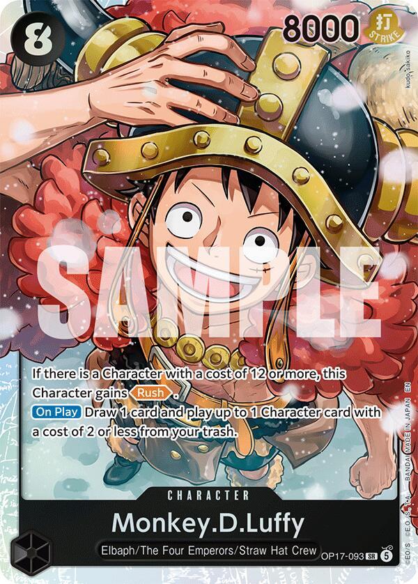 Monkey.D.Luffy (093) - The World's Strongest Warriors One Piece spoiler