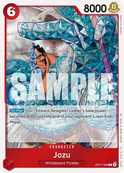 Jozu - The World's Strongest Warriors One Piece spoiler