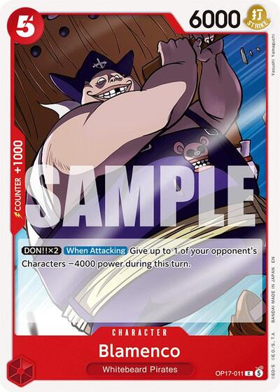 Blamenco - The World's Strongest Warriors One Piece spoiler