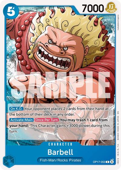Barbell - The World's Strongest Warriors One Piece spoiler