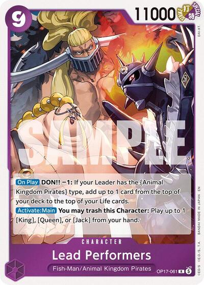 Lead Performers - The World's Strongest Warriors One Piece spoiler