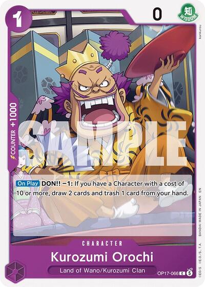 Kurozumi Orochi - The World's Strongest Warriors One Piece spoiler