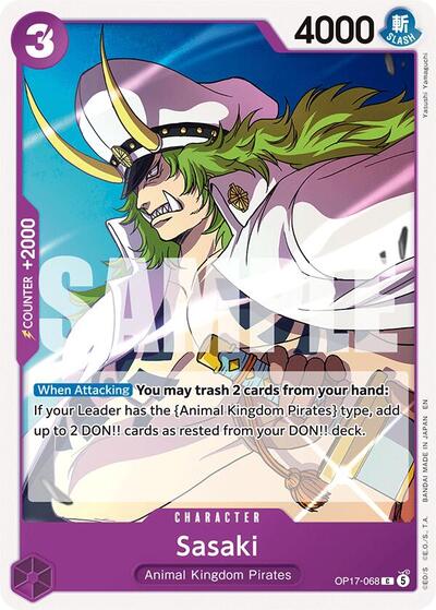 Sasaki - The World's Strongest Warriors One Piece spoiler