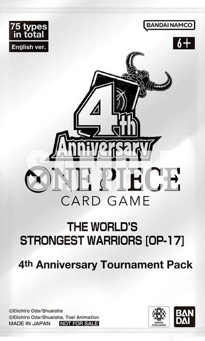The World's Strongest Warriors - 4th Anniversary Tournament Pack - The World's Strongest Warriors Release Event Cards One Piece spoiler