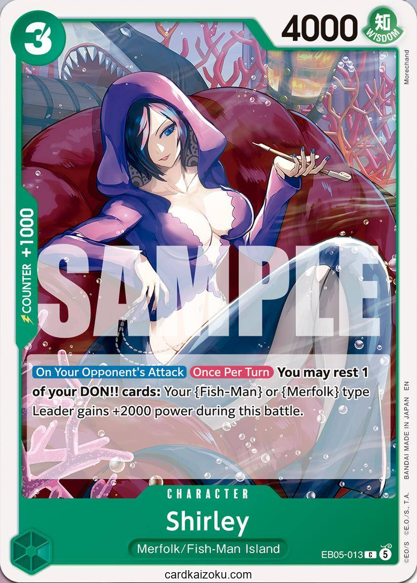 Shirley - Extra Booster: One Piece Heroine's Edition Vol. 2 One Piece spoiler